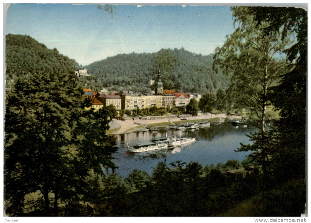 AK Bad Schandau, Gel, 1967 - Bad Schandau