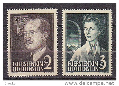 Q1958 - LIECHTENSTEIN Yv N°294/95 ** - Ongebruikt