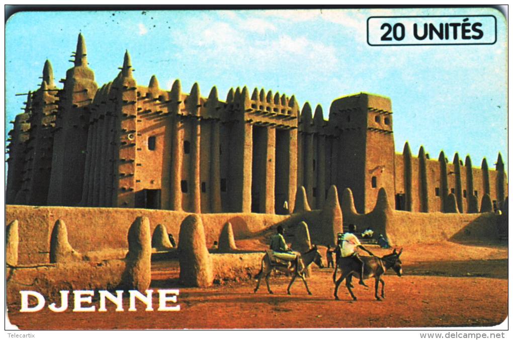 Télécarte Du MALI " DJENNE" 20Uniés      Vide- état TTB  N° De Lot:002460008 - Mali