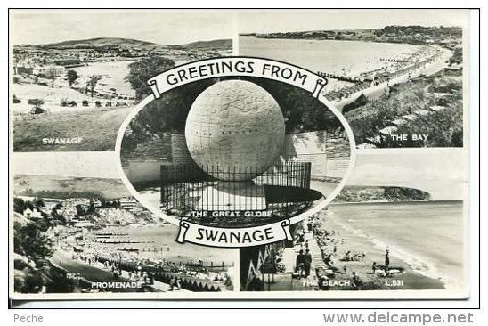 N°31302 -cpsm Greetings From Swanage - Swanage