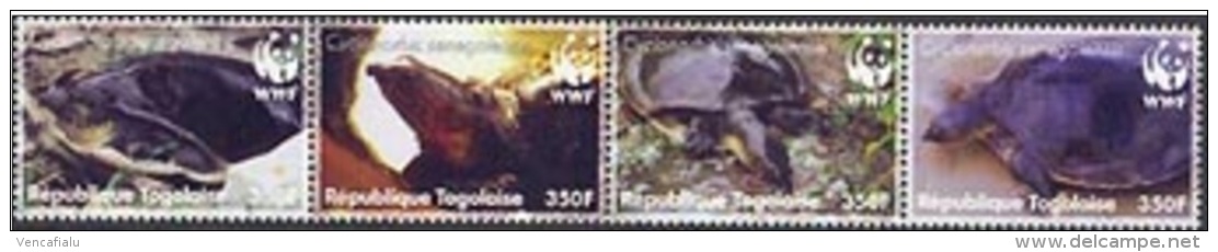 Togo 2006 - Turtle, Set Of 4 Stamps, MNH - Tortues