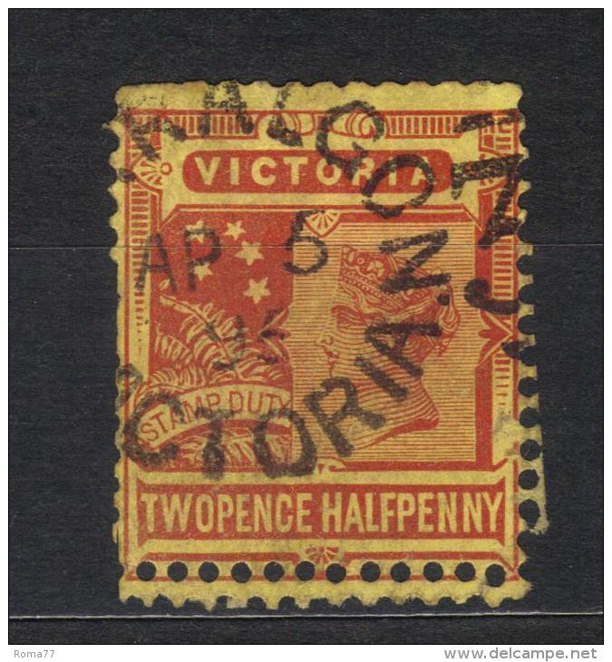 SS1522 - VICTORIA  2pencehalfpenny Doppia Dentellatura . Difettoso - Used Stamps