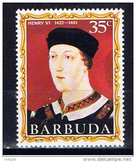 Barbuda+ 1970 Mi 63 Mnh Heinrich VI. - Barbuda (...-1981)