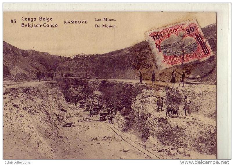 Congo Belge    Kambov    Les Mines          (voir Scan) - Congo Belge