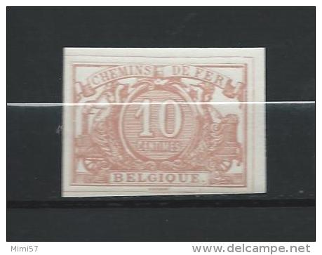 10 Centimes Chemin De Fer N° 7 Non Dentelée - Neufs