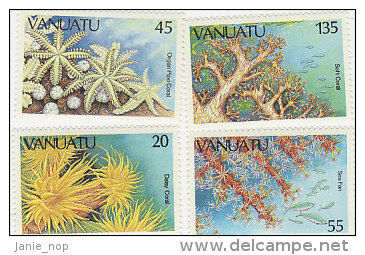 Vanuatu-1986 Coral 426-429  MNH - Vanuatu (1980-...)