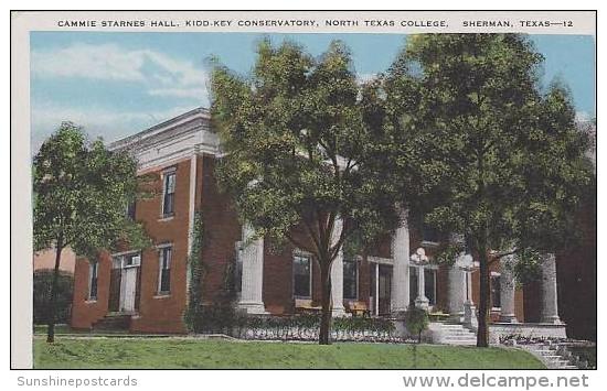 Texas Sherman Cammie Starnes Hall Kidd Key Conservat6ory North Texas College - Sonstige & Ohne Zuordnung