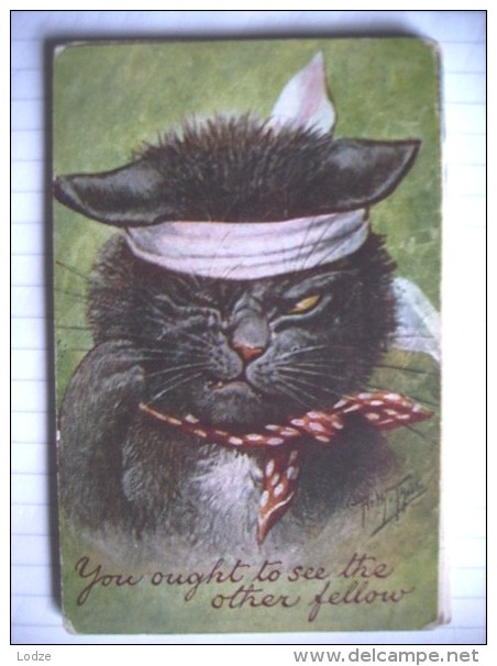 Poezen Chats Humanisé Katzen Dressed Cats Arthur Thiele - Thiele, Arthur