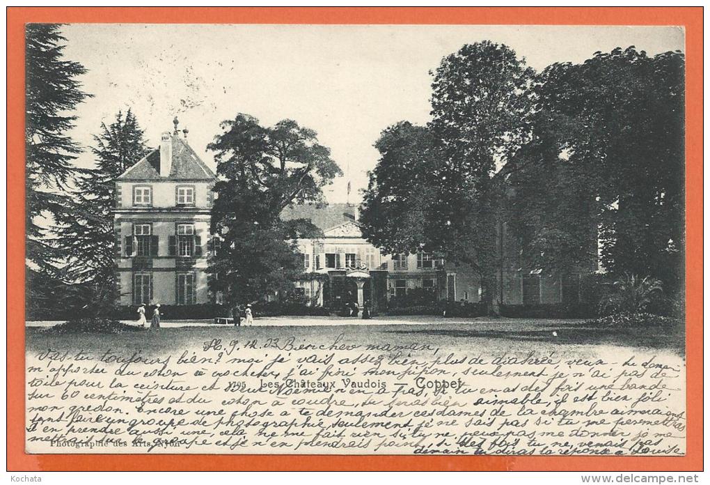 J111, Château De Coppet, Précurseur,  Circulée 1903 - Coppet