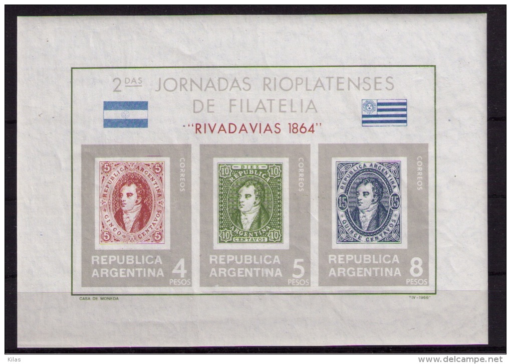 ARGENTINA 1966  Rio Plata - Blocchi & Foglietti