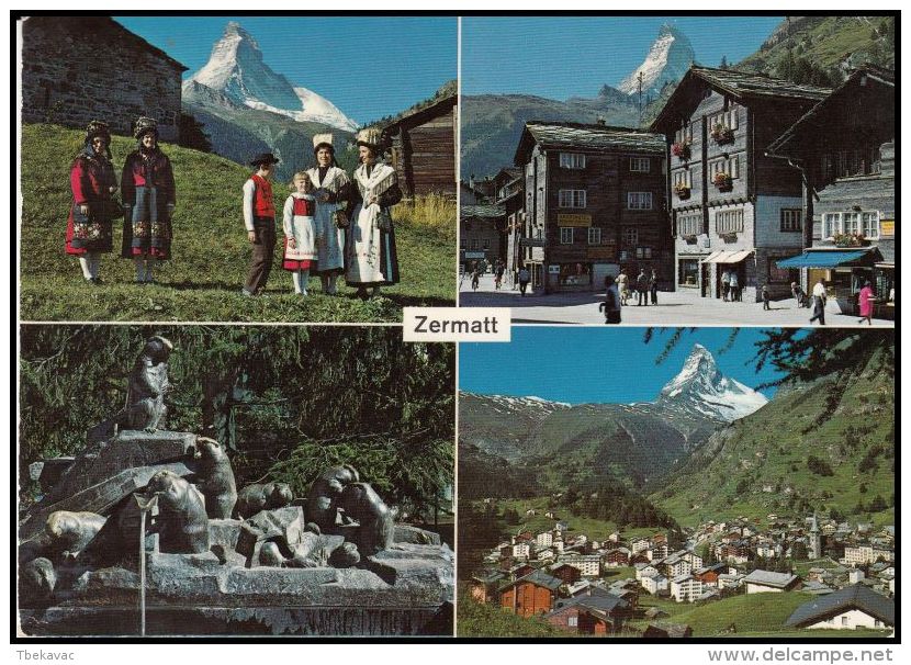 Switzerland 1973, Card Zermatt To Wien - Briefe U. Dokumente