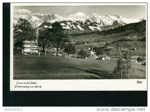 Immenstadt Allgäu Calvarienberg Mit Gebirge Sw 60er - Immenstadt