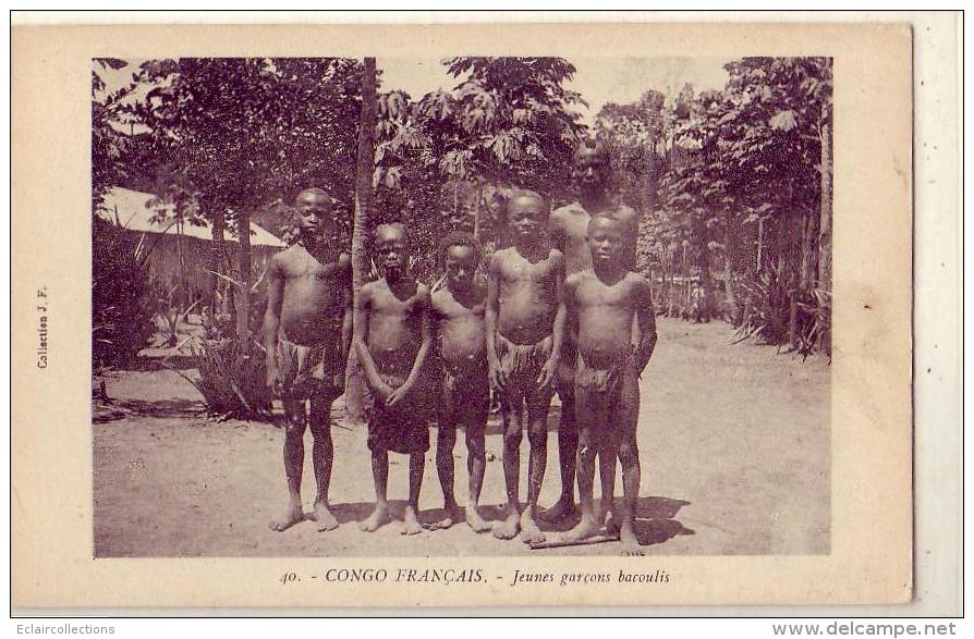 Congo  Français    Jeunes Garçons Bacoulis - Congo Français