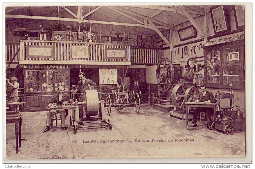 Paris    Institut Agronomique  Station D'essais Des Machines - Enseignement, Ecoles Et Universités