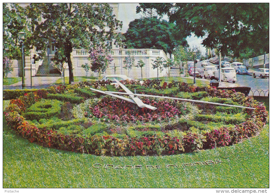 Brasil Brazil Brésil - Curitiba - Praça Garibaldi  Paranà - Clock Horloge - VG Condition - Curitiba