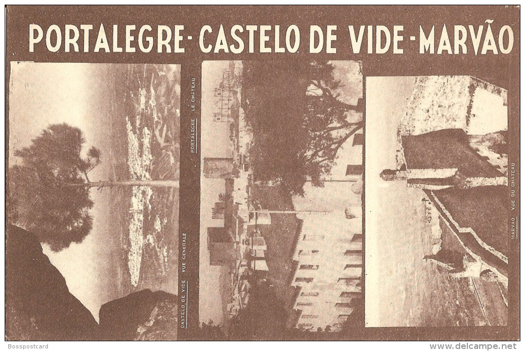 Portalegre - Castelo De Vide - Marvão - Brochura (3 Scans) - Magazines