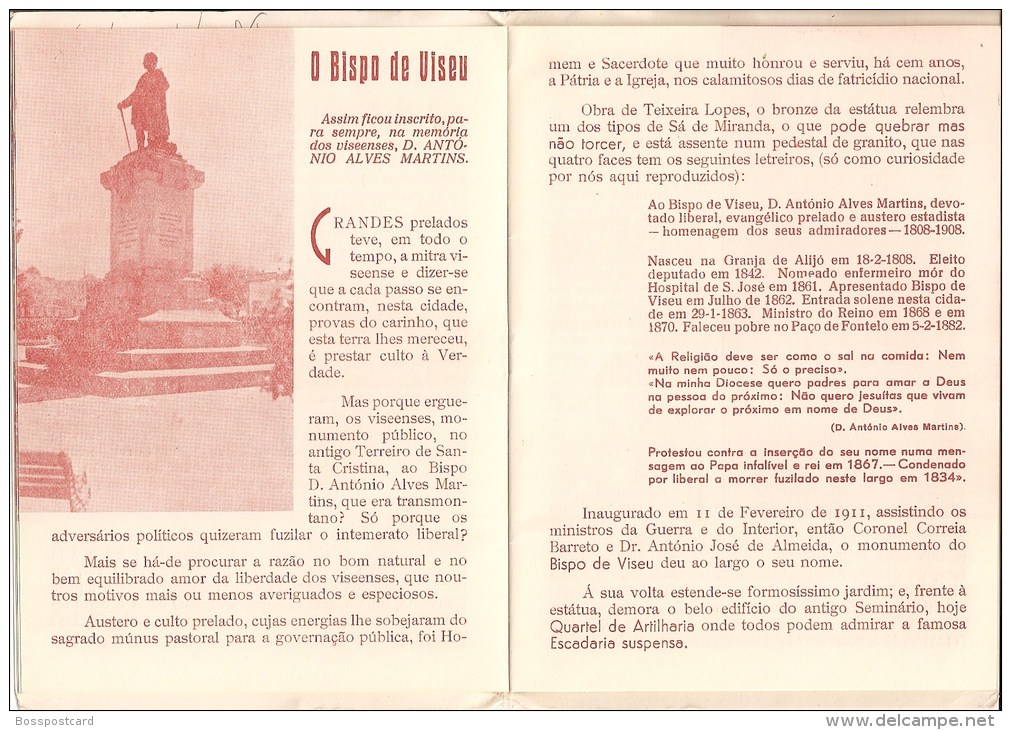 Viseu - Monumentos De Viseu, 1947 (5 Scans) - Old Books