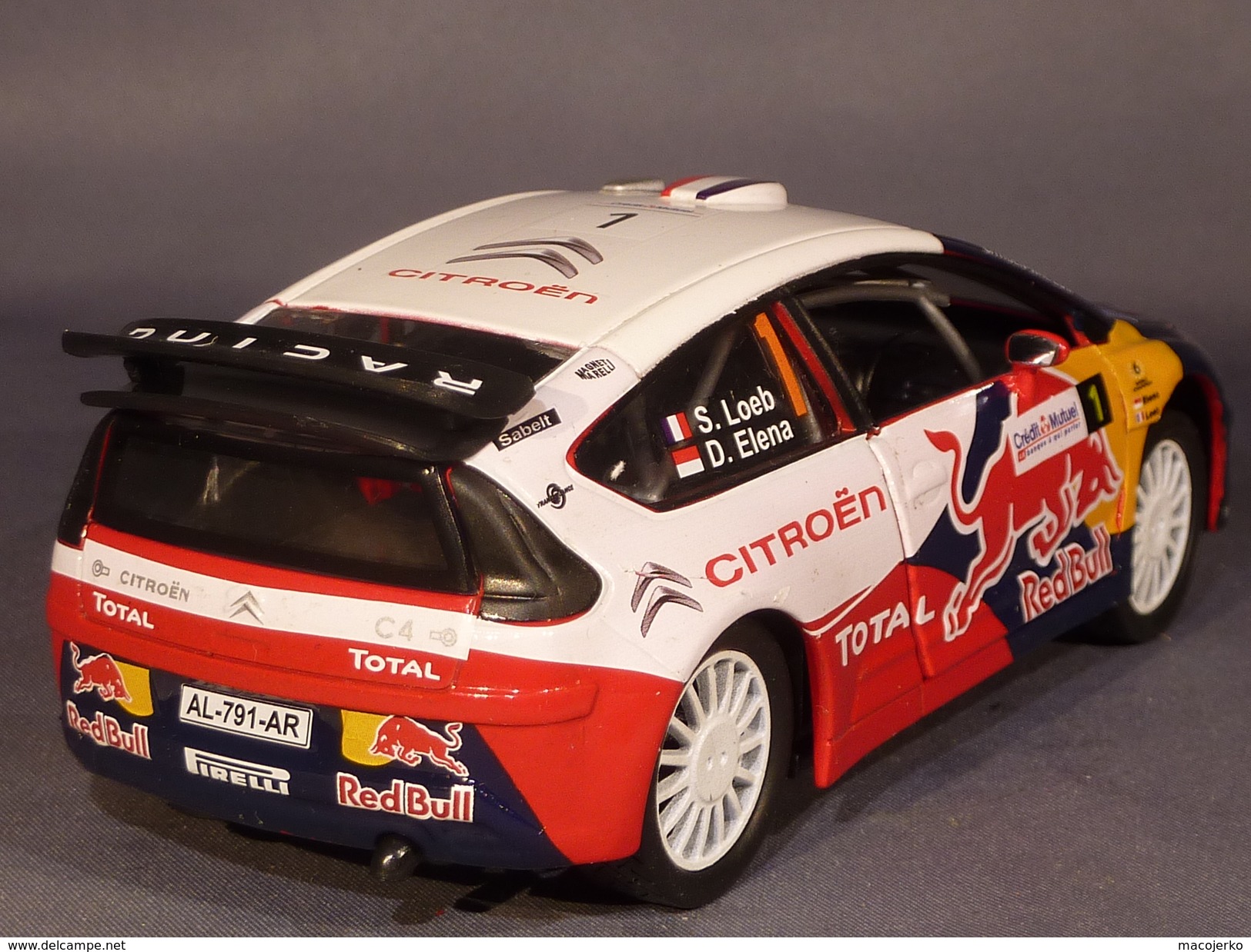 Saico 33701, Citroën C4 WRC Rally France 2010, Loeb, 1:32 - Scale 1:32