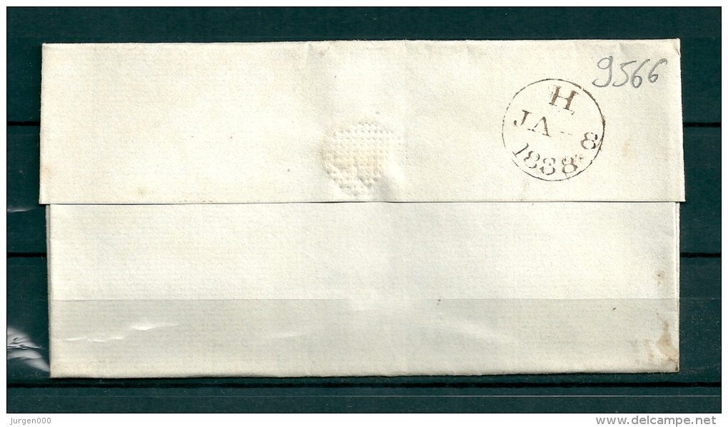Brief Naar Highworth 08/01/1838 (GA9566) - ...-1840 Préphilatélie