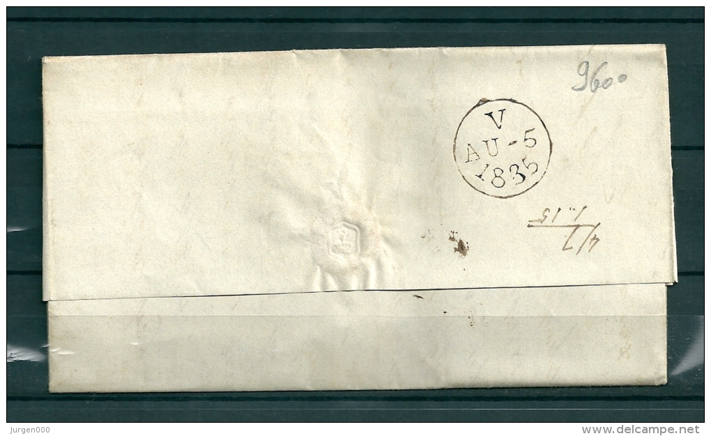 Brief Naar Kent 05/08/1835 (GA9600) - ...-1840 Prephilately