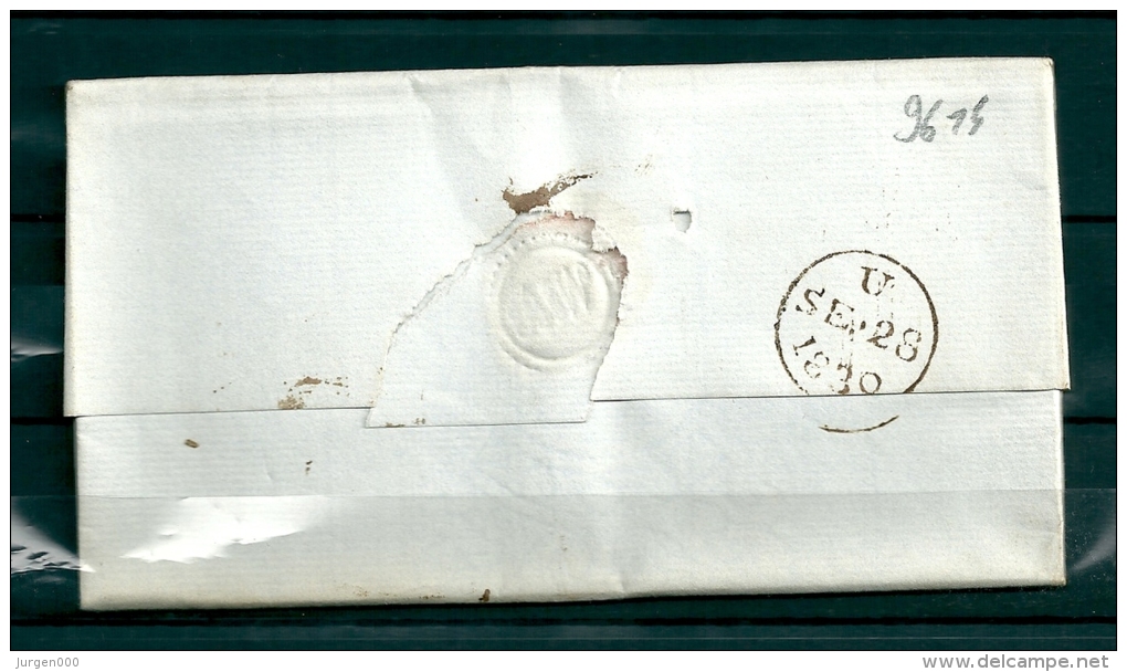 Brief Naar Hungerford 28/09/1830 (GA9614) - ...-1840 Vorläufer