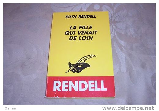 RUTH  RENDELL  °  LA FILLE QUI VENAIT DE LOIN - Club Des Masques