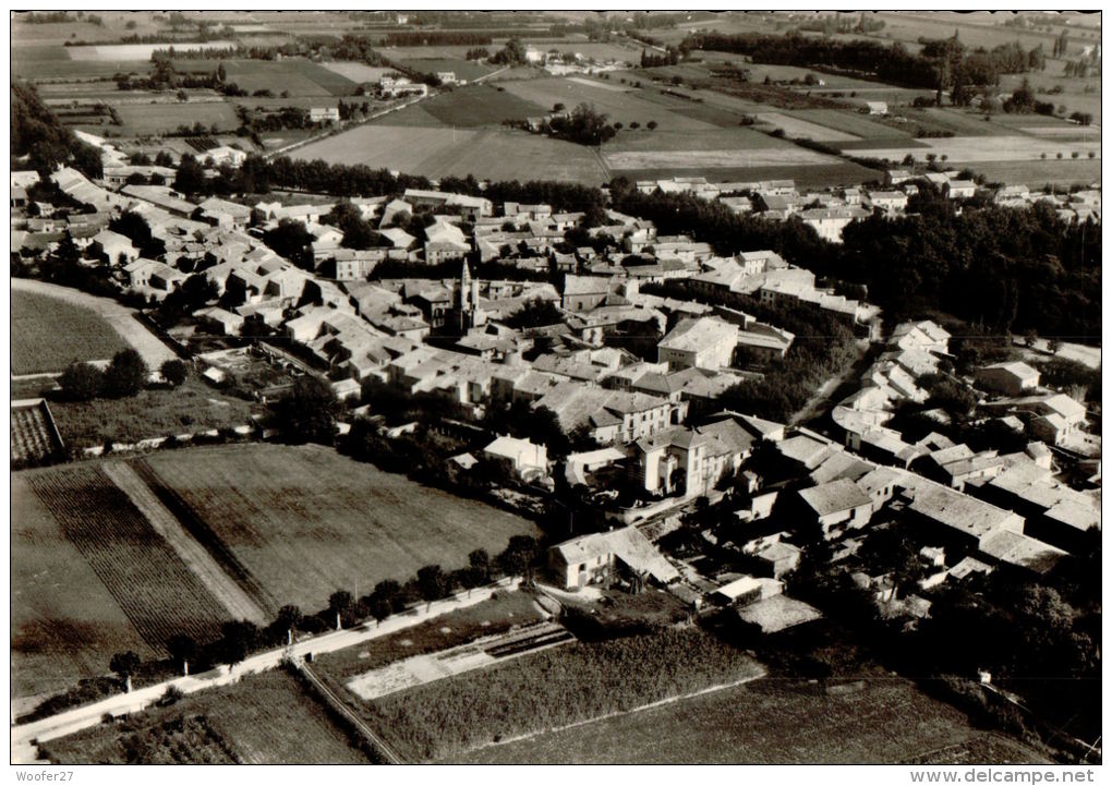 CPSM  LAPALUD   Le    Village Et Les Environs   Vu Du Ciel - Lapalud