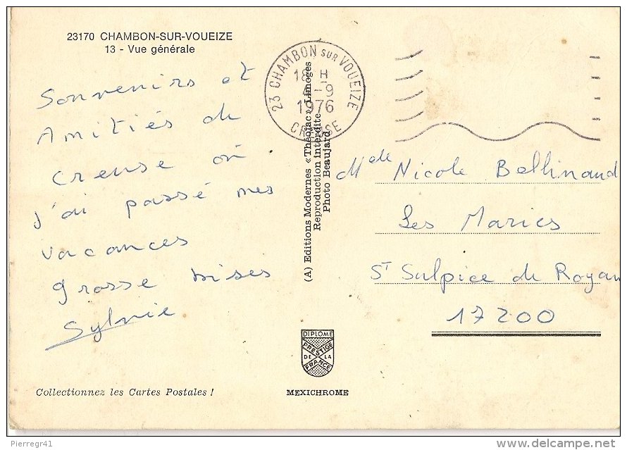 CPA-1975-23-CHAMBON Sur VOUEIZE-VUE GENERALE--TBE - Chambon Sur Voueize