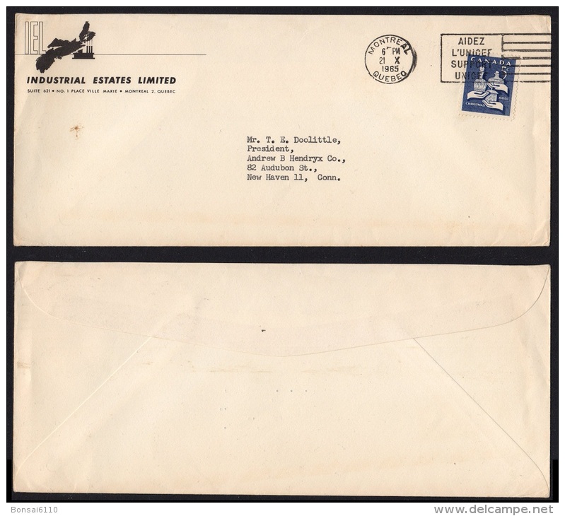 CA 1961-1965, 5 Nice Used Covers (5 Scans) - Postgeschiedenis