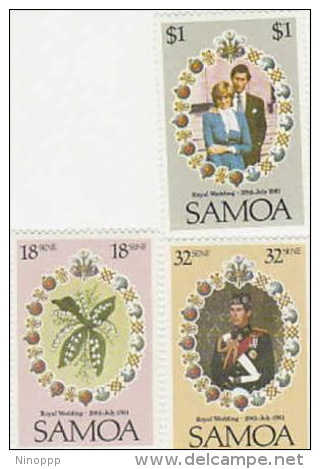 Samoa-1981 Royal Wedding MNH - Samoa