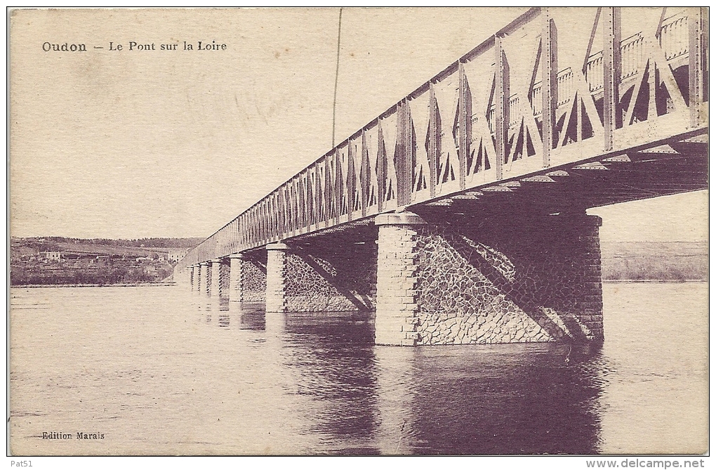 44 -  Oudon : Le Pont Sur La Loire - Oudon