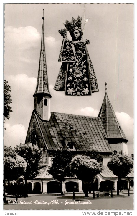 AK Altötting, Gnadenkapelle, Gel 1960 - Altoetting