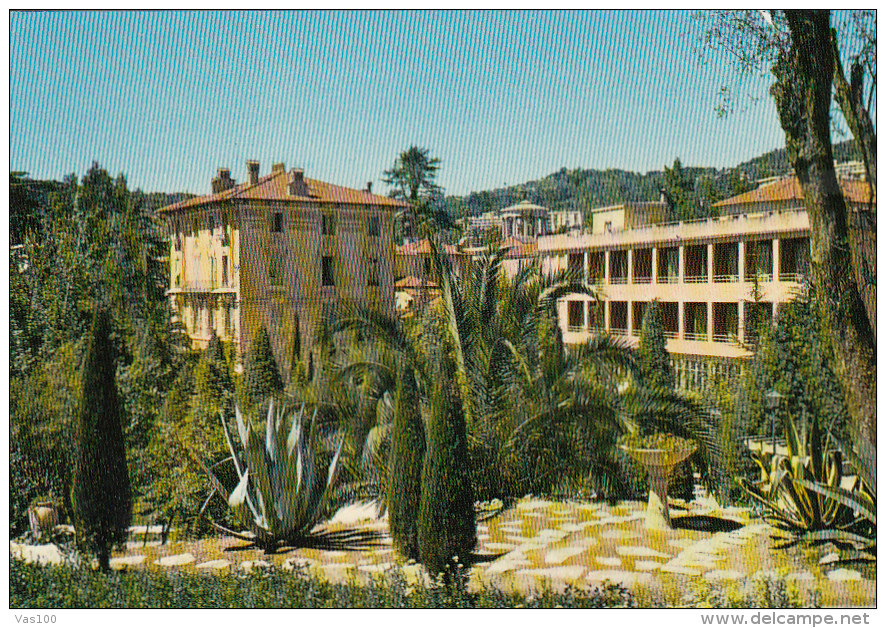 CPA NICE- FOYER SAINT DOMINIQUE, REPOS ET CONVALESCENCE, JARDIN - Health, Hospitals