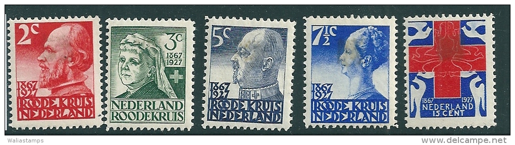 Netherlands 1927 SG 354a-58 MM* - Nuevos