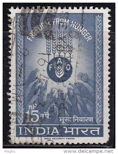 India Used 1963, Freedom From Hunger, Hands For Food,   (Sample Image) - Gebraucht