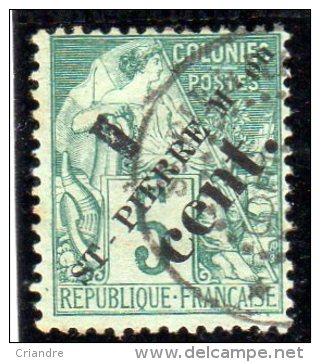 St Pierre Et Miquelon:année 1891 N°35 Oblitéré - Used Stamps