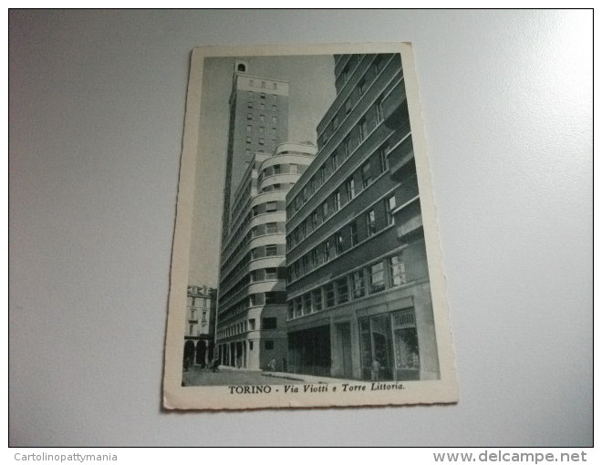 Torino  Via Viotti E Torre Littoria - Other Monuments & Buildings