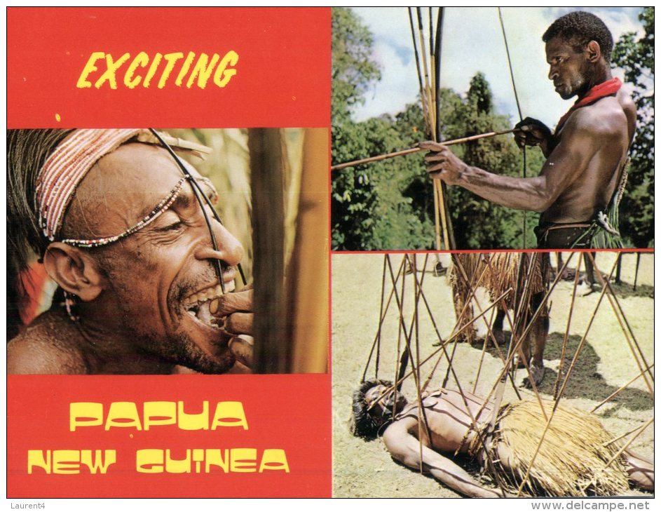 (987) Papua New Guinea - Hunters Men - Papua Nueva Guinea