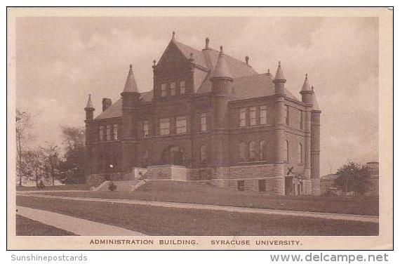 New York Syracuse Syracuse University Administration Building Albertype - Syracuse