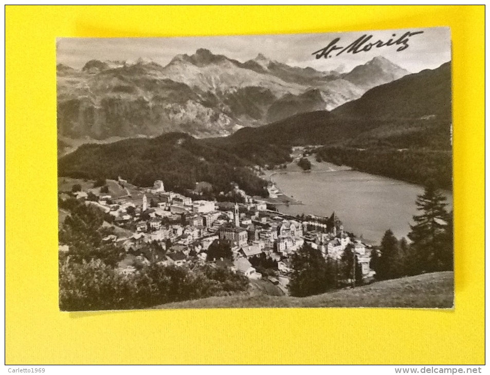 ST.MORITZ DEL 1962 VIAGGIATA IN BUONO STATO - Sankt Moritz
