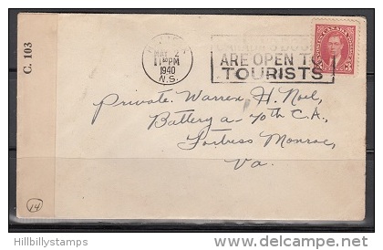 Canada  Wartime Cover Opened By Examiner   Lot 555 - Histoire Postale