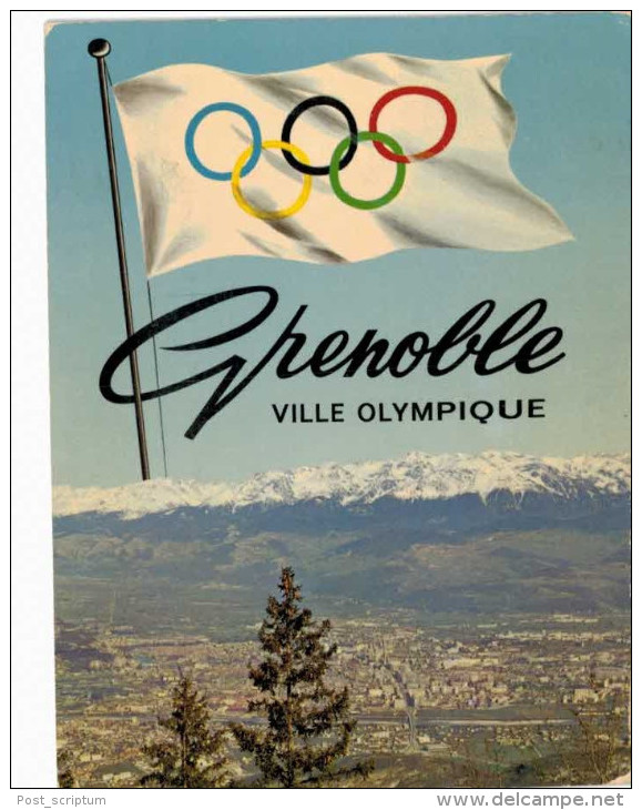 Thème - Jeux olympiques Grenoble Chamrousse 1968 - lot de 26 cartes (dont 3 doubles)