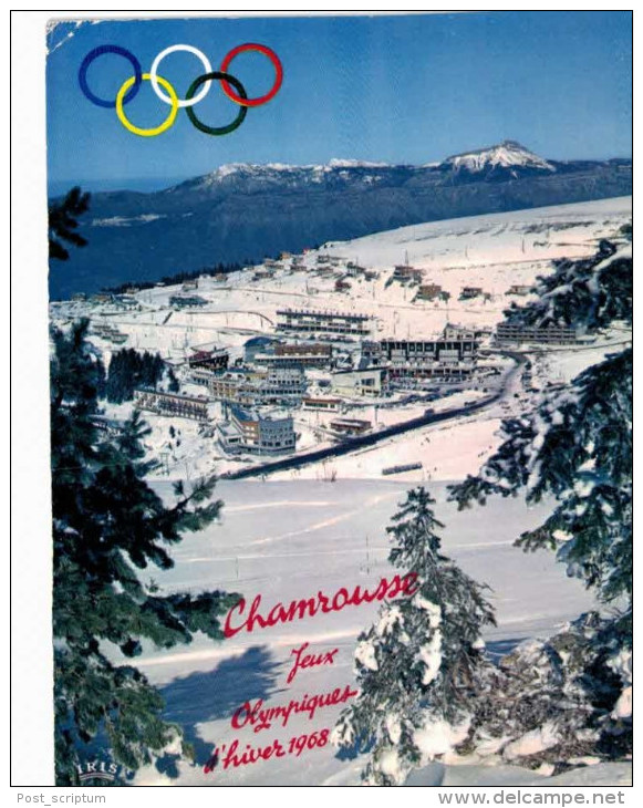 Thème - Jeux olympiques Grenoble Chamrousse 1968 - lot de 26 cartes (dont 3 doubles)