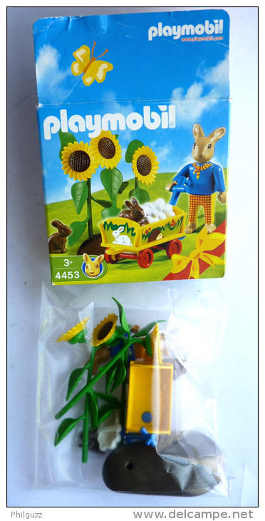 PLAYMOBIL DE PÂQUES BOITE 4453 Lapin Avec Une Brouette - Playmobil