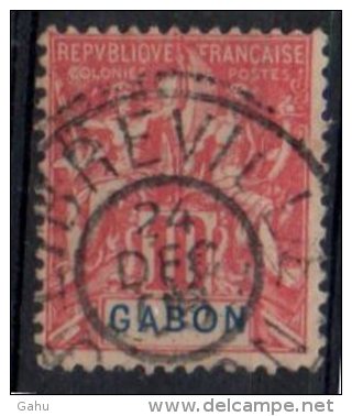 Gabon ; Mth ; 1904 ; N° Y: 20 ; Ob ;  Cachet " Libreville 24 Dec.  " . ; Cote Y : 8.00 E - Oblitérés