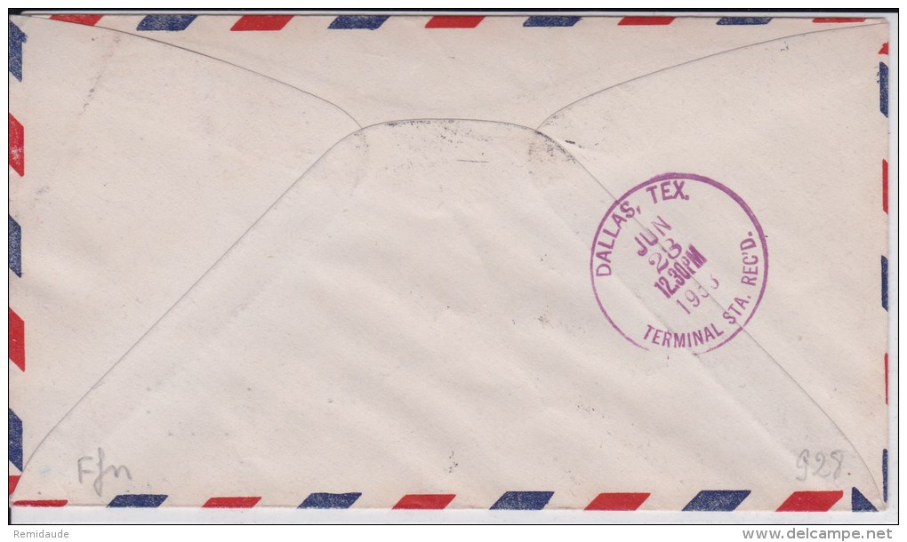 USA - 1953 - POSTE AERIENNE - ENVELOPPE AIRMAIL De HOT SPRINGS ( ARKANSAS)  -  FIRST FLIGHT - 2c. 1941-1960 Covers