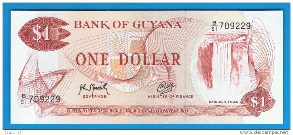 GUYANA - 1 Dolar ND  SC   P-21  Serie B51 - Guyana