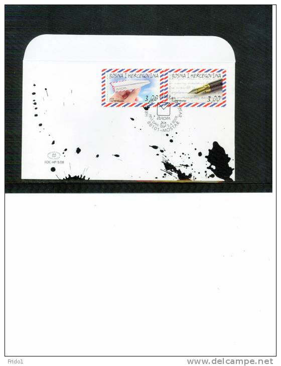 Bosnien&Herzegowina Kroatische Post Mostar 2008 Europa Cept Satz / Set FDC - 2008