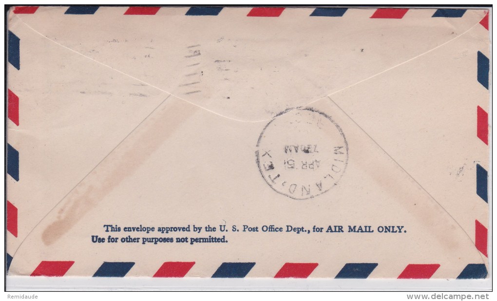 USA -1930  - POSTE AERIENNE - ENVELOPPE AIRMAIL De NASHVILLE ( TENNESSEE ) -  "EARLY BIRD" - 1c. 1918-1940 Lettres