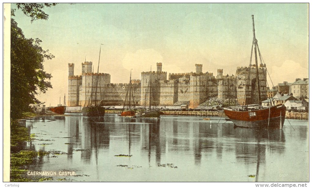 Caernarvon Castle - Caernarvonshire